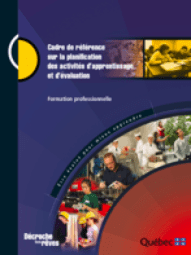 Cadre de référence sur la planification des activités d'apprentissage et d'évaluation